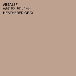 #BEA18F - Heathered Gray Color Image
